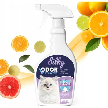 Osvěžovač vzduchu Sprej Silky Eliminátor Pachů 500 ml – účinný proti zápachu, 500 ml, 0,48 g