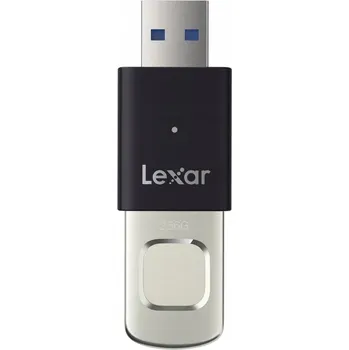 USB flash disk Flash disk Lexar JumpDrive Fingerprint F35Pro 256 GB USB 3.2 černý