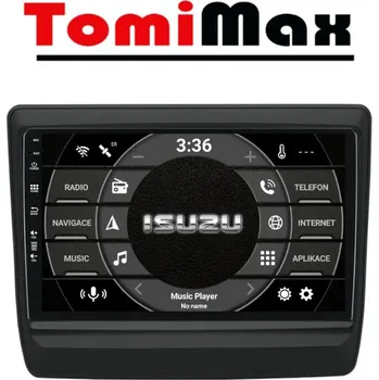 Autorádio TomiMax ISUZU D-MAX Android 14 autorádio s WIFI, GPS, USB, BT HW výbava: 4 Core 2GB+32GB LOW - Model auta: ISUZU D-MAX 2020+, Velikost obrazovky: Dotyková obrazovka: 9"