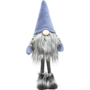 Vánoční dekorace Vánoční dekorace Trpaslík, výška: 48 cm, modrá&nbsp;42214