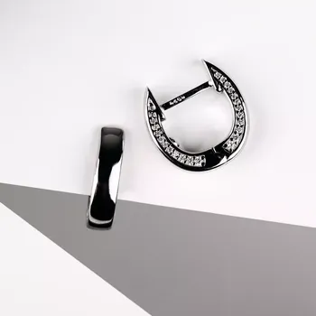 Náušnice Nymira - stříbrné náušnice se zirkony