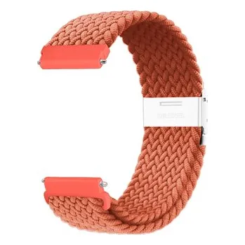 Chytré hodinky Pletený řemínek 20mm,Broskvový