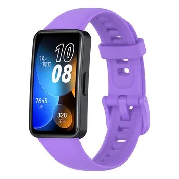 Chytré hodinky Jednobarevný řemínek Huawei Band 8/9/10,Fialová