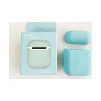 Příslušenství pro sluchátka Jednobarevný obal pro AirPods 1/2,Mint blue