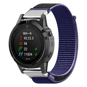 Chytré hodinky Nylonový řemínek 26mm,Modro-fialová