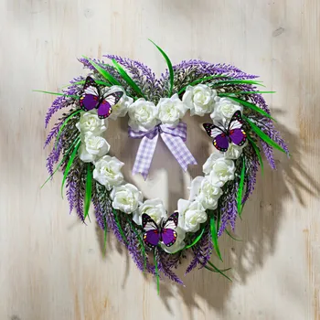 Srdce Levandule Výška 29 cm