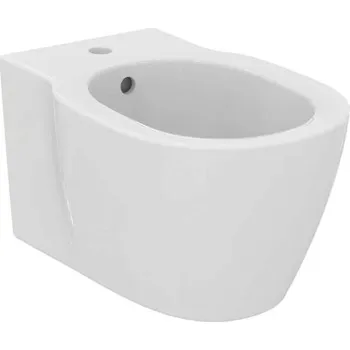 Bidet Ideal Standard Connect - Závěsný bidet, s přepadem, otvor pro baterii, bílá E290701