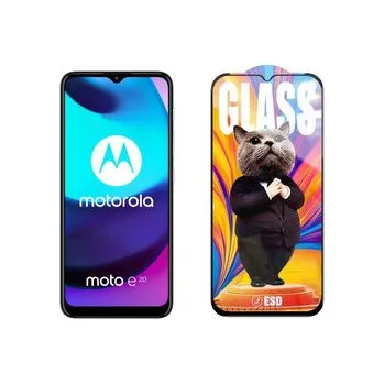 3D Ochranné tvrzené sklo na Motorola Moto E20 - Mr. Cat ESD