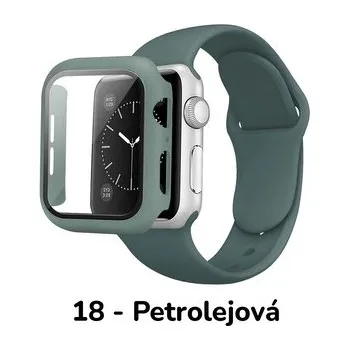 Chytré hodinky Set 3v1 pro Apple Watch,18 - Petrolejová,41mm,M/L (Pro obvod ruky 15-20 cm)
