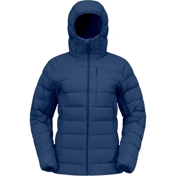 Dámská péřová bunda Norrona femund down700 Zip Hood Velikost: L / Barva: tmavě modrá