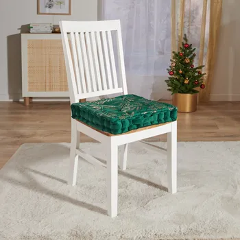 Podsedák Velurový vysoký sedák zelená