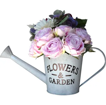 Květináč Květináč ve tvaru konve bílá 37x15x14,5 cm