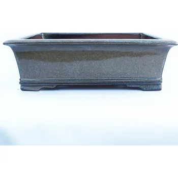 Květináč Miska 40 x 29 x 13 cm barva šedá