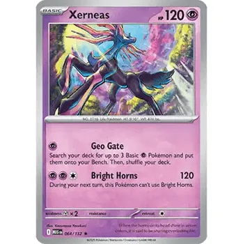 Sběratelská karetní hra Pokémon MEG 064/132 Xerneas - Mega Evolution Stav: Near Mint, Verze: HOLO