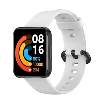 Chytré hodinky Jednobarevný náhradní řemínek Xiaomi Mi Watch Lite / 2 Lite,Bílá
