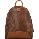 Trendy dámský koženkový kabelko-batůžek Eligio, hnědý