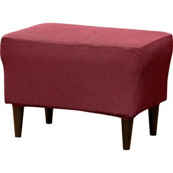 Napínací potah Potah na taburet Gisela vínová taburet