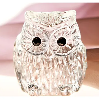 Skleněná miniatura Sova
