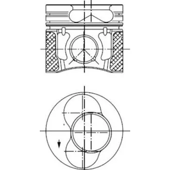 Motor automobilu Píst KOLBENSCHMIDT 99850600