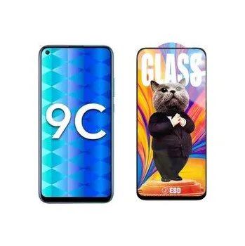 3D Ochranné tvrzené sklo na Honor 9C - Mr. Cat ESD