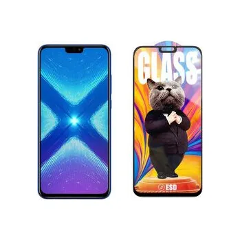 3D Ochranné tvrzené sklo na Honor 8X - Mr. Cat ESD