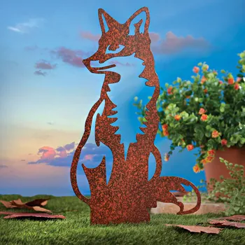 Zahradní dekorace Zahradní zápich do země Liška