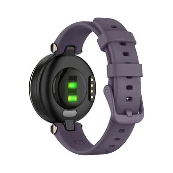 Příslušenství k chytrým hodinkám Silikonový řemínek s přezkou pro Garmin Lily,Fialová