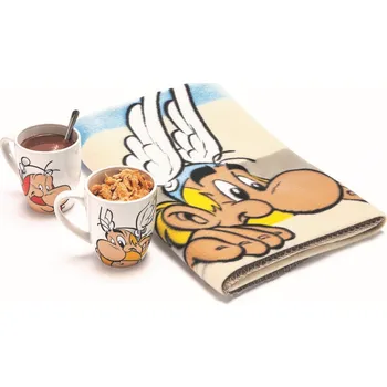 Dětská deka Asterix deka + 2 keramické hrnky