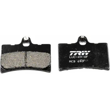 Brzdová destička Sada brzdových destiček, kotoučová brzda TRW MCB649