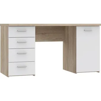 Psací stůl Psací stůl ARENO bílá/dub sonoma