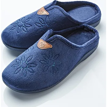 Dámské pantofle Pantofle Květina modrá 36