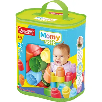Hračka pro nejmenší Quercetti 04146 Momy Soft Bag 28 ks