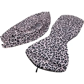 Příslušenství pro přepravu dětí Podložka a sluneční clona na kočárek Babyzen YOYO s moderním leopardím vzorem Univerzální doplněk pro pohodlí a ochranu dítěte