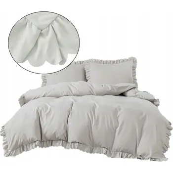 Povlečení Sada povlečení Cotton world šedá mikrovlákno 160x200 cm 70x80 cm 3 dílná