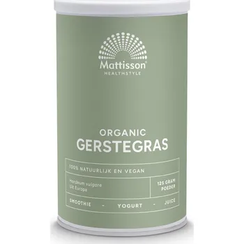 Přírodní produkt Mattisson BIO Mladý ječmen prášek - 125 g