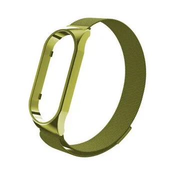 Chytré hodinky Milánský tah magnetické zapínání Mi Band 7,Zelený,Xiaomi Mi Band 7