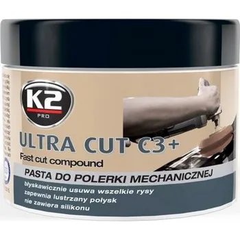 K2 ULTRA CUT C3+ - Pasta pro mechanické leštění, 300g