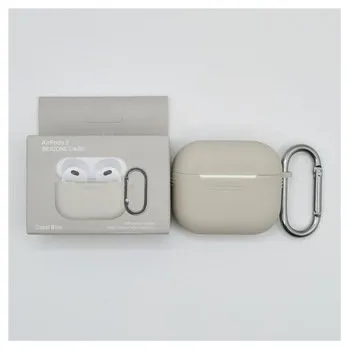 Příslušenství pro sluchátka Jednobarevný obal s karabinou pro AirPods 3,Coast Blue