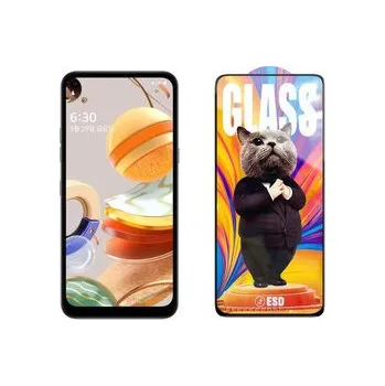 3D Ochranné tvrzené sklo na LG Q61 - Mr. Cat ESD