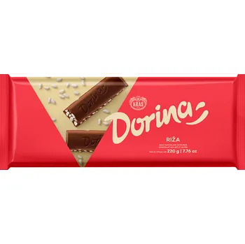 Čokoláda Kraš Dorina čokoláda rýže 220 g