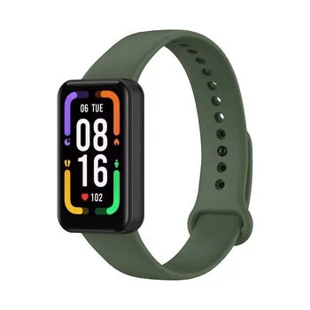 Chytré hodinky Jednobarevný náhradní řemínek Xiaomi Redmi Smart Band Pro,Tmavě zelená