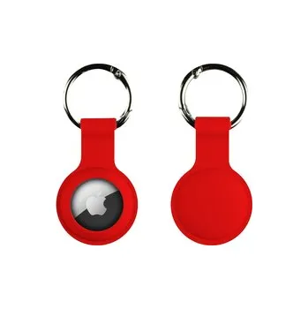 Silikonová klíčenka pro Airtag Červená