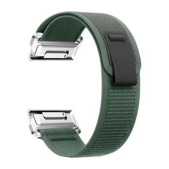 Chytré hodinky Nylonový řemínek se stahovacím poutkem 26mm,Armádně zelený