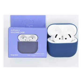 Jednobarevný obal pro AirPods 4,Gray Blue