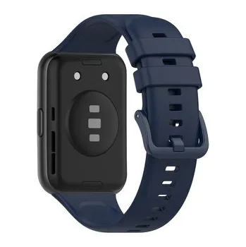 Chytré hodinky Jednobarevný náhradní řemínek pro Huawei Fit 2,Tmavě modrá,Huawei Fit 2