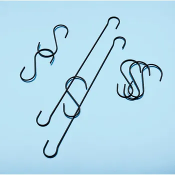 Květináč 8 kovových háků Délka 8,5 cm a 30 cm