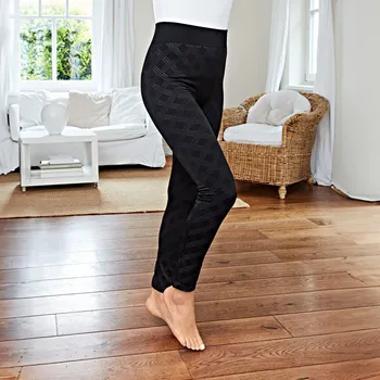 Dámské legíny Fleecové legíny, Káro káro XXL/3XL