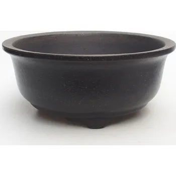 Květináč Miska 20 x 20 x 9 cm barva hnědookrová