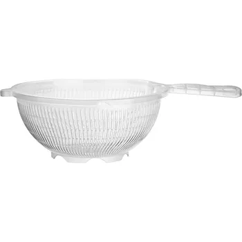 Cedník a síto Cedník transparentní 37x24,5x12,5 cm