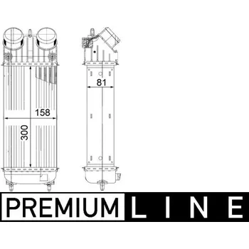 Chladič motoru Chladič turba MAHLE CI 265 000P